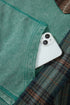 Plaid Check Pattern Hooded Grunge Inspired Layering Hoodie