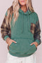 Plaid Check Pattern Hooded Grunge Inspired Layering Hoodie
