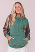 Plaid Check Pattern Hooded Grunge Inspired Layering Hoodie