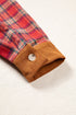 Plaid Collared Button Detail Southern Belle Shacket