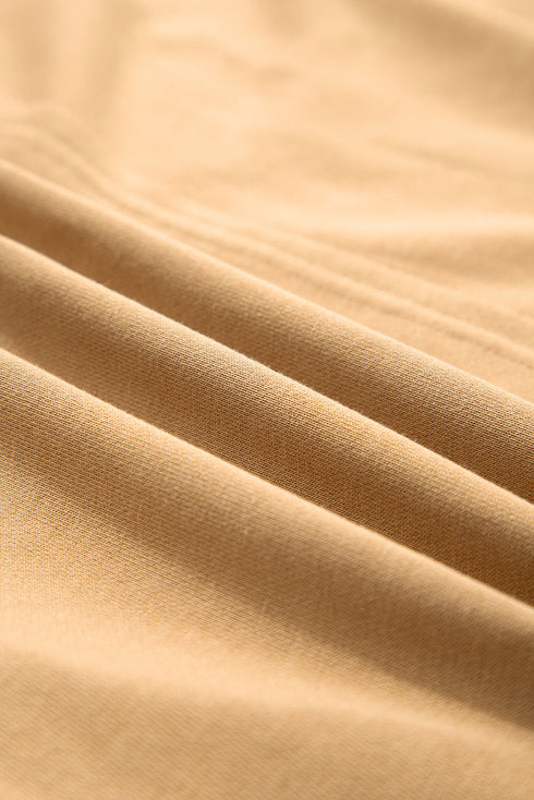 Plaid Floral Heart Applique Exposed Seam Mineral Wash Sweatshirt