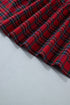 Plaid Long Sleeve Decorated Shift Silhouette Mini Dress