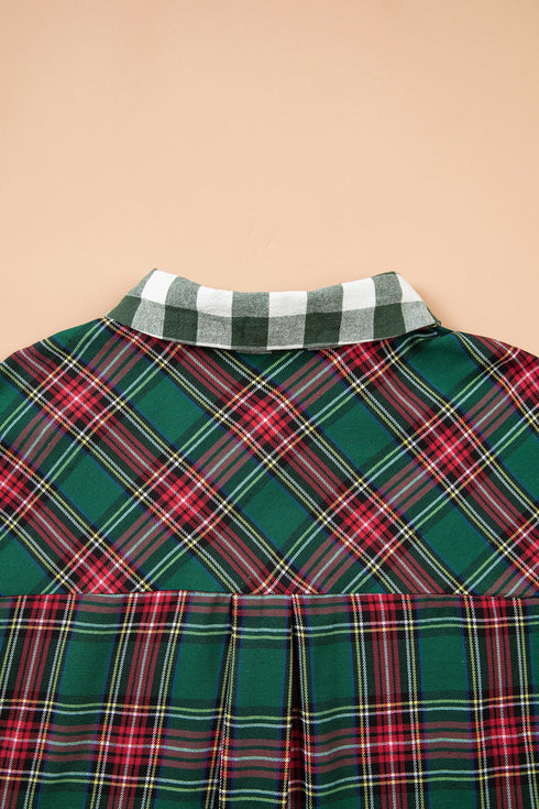 Plaid Long Sleeve Southern Belle Inspired Rustic Shirt