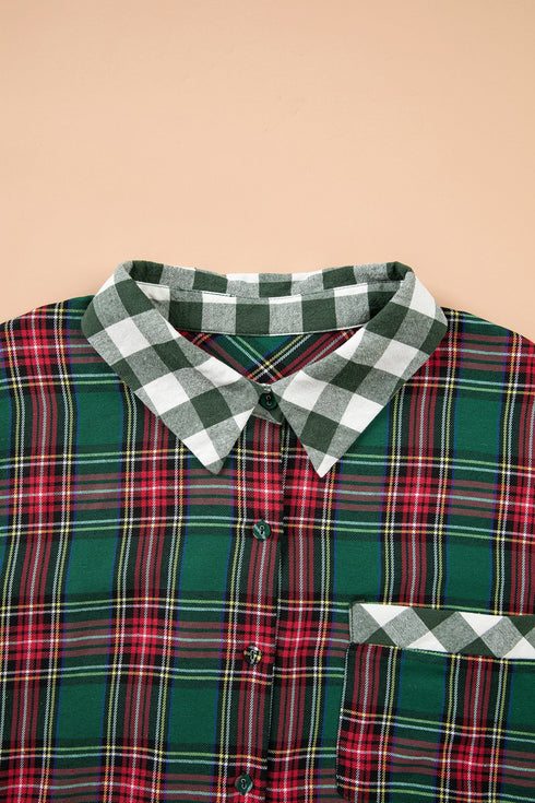 Plaid Long Sleeve Southern Belle Inspired Rustic Shirt