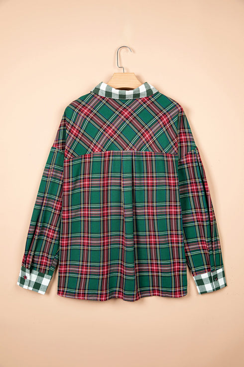 Plaid Long Sleeve Southern Belle Inspired Rustic Shirt