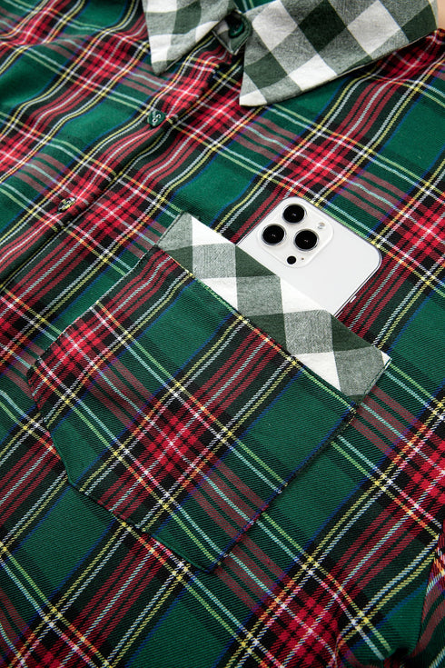 Plaid Long Sleeve Southern Belle Inspired Rustic Shirt
