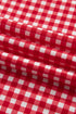 Plaid Patchwork Long Sleeve Pullover Wide Leg Pant Set