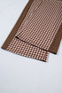 Plaid Patchwork Long Sleeve Pullover Wide Leg Pant Set