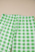 Plaid Print Contrast Trim Long Sleeve Loungewear Set