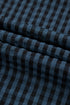Plaid Print High Waist Buttoned Pocketed Wide Leg Jumpsuit