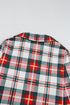Plaid Print Long Sleeve Two Piece Pajama Set Sleepwear