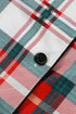 Plaid Print Long Sleeve Two Piece Pajama Set Sleepwear