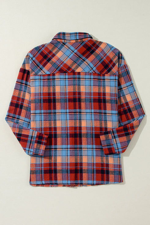 Plaid Print Loose Vintage Shirt