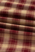 Plaid Print Ruffled Long Sleeve Patchwork Hem Mini Dress