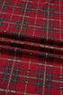 Plaid Print Short Sleeve Wide Leg Two Piece Loungewear