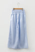 Plaid Print Smocked High Waist Wide Leg Pants