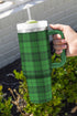 Plaid Print Stainless Steel Vacuum Insulated Tumbler