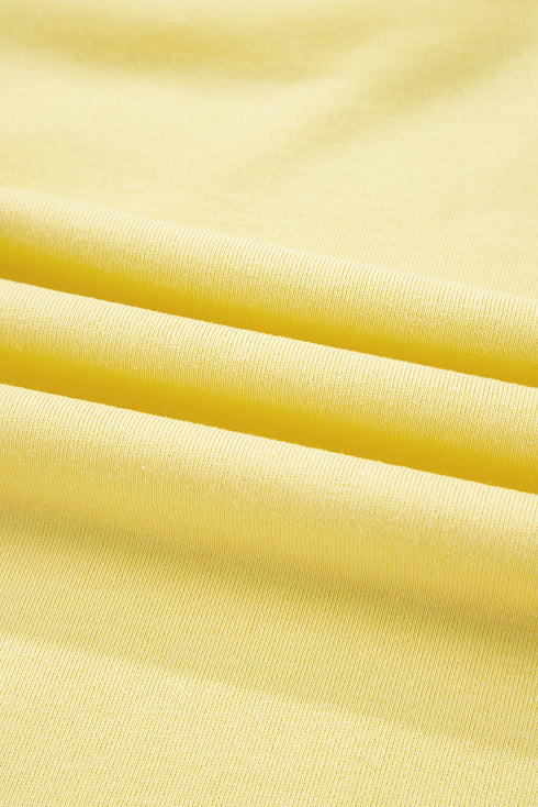 Plaid Ruffle Patchwork Drop Shoulder Pullover And Drawstring Waist Shorts Short Set