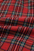 Plaid Slogan Embroidery Pocket Long Sleeve Lounge Set