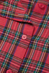 Plaid V Neck Collar And Cuff Mini Dress