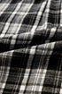 Plaid V Neck Long Sleeve Shift Shirt Jacket