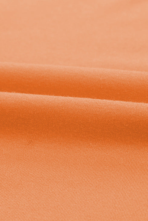 Plain Crew Neck Long Sleeve Top