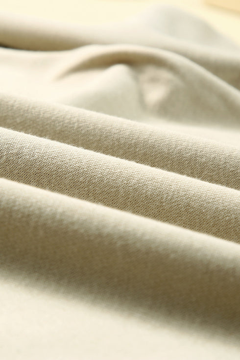 Plain Crew Neck Pullover Sweatshirt