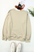 Plain Crew Neck Pullover Sweatshirt