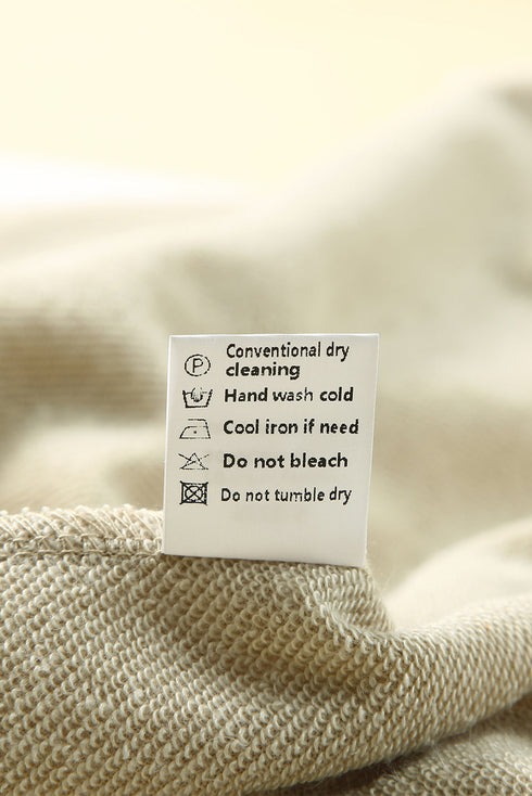 Plain Crew Neck Pullover Sweatshirt