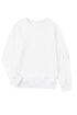 Plain Crew Neck Pullover Sweatshirt