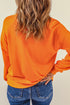 Plain Crew Neck Pullover Sweatshirt