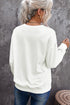 Plain Crew Neck Pullover Sweatshirt