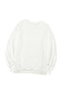 Plain Crew Neck Pullover Sweatshirt