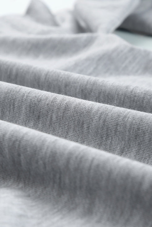 Plain Crew Neck Pullover Sweatshirt