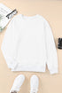 Plain Crew Neck Pullover Sweatshirt