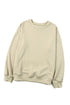 Plain Crew Neck Pullover Sweatshirt