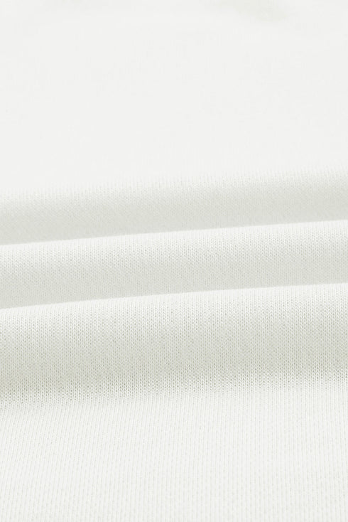 Plain Crew Neck Pullover Sweatshirt