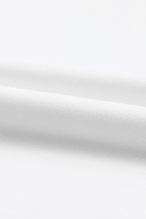 Plain Crew Neck Pullover Sweatshirt