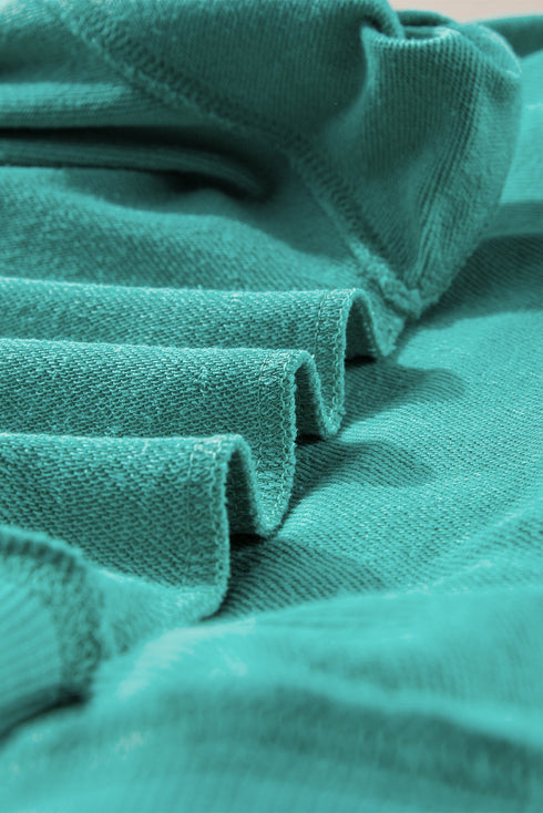 Plain Drop Shoulder Crewneck Pullover Sweatshirt