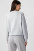 Plain Drop Shoulder Crewneck Pullover Sweatshirt