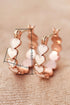 Plated Alloy Heart Silhouette Hook Drop Earrings