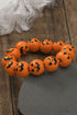 Playful Beaded Jack O Lantern Stretch Bracelet