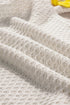 Playful Bow Embellished Short Sleeve Knit Sweater