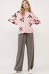 Playful Bow Motif Long Sleeve Knit Sweater