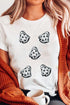 Playful Ghost Patch Graphic Short Sleeve Tee