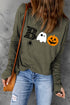 Playful Graphic Letter Print Long Sleeve Tee