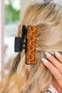 Playful Graphic Statement Resin Styling Hair Clip