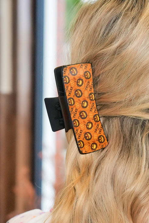 Playful Graphic Statement Resin Styling Hair Clip