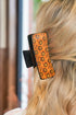 Playful Graphic Statement Resin Styling Hair Clip
