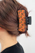 Playful Graphic Statement Resin Styling Hair Clip